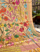 Kantha Work Saree