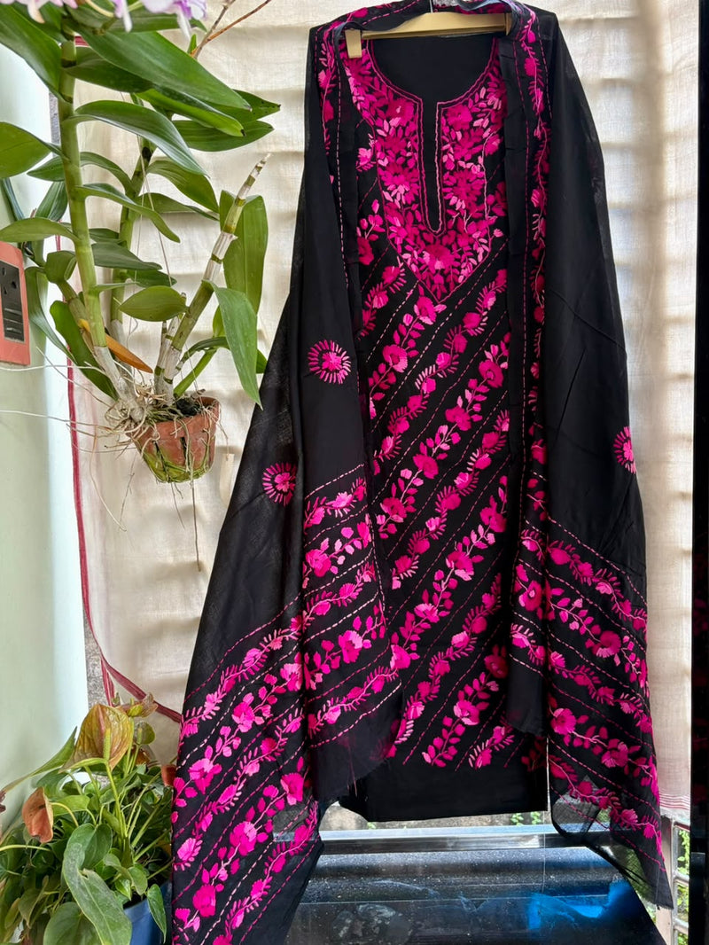 Phulkari Suit in Pure Cotton