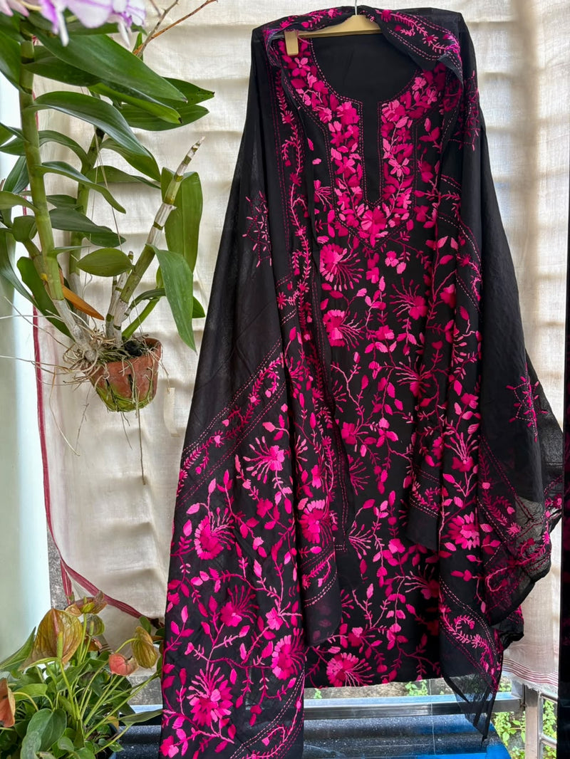 Phulkari Suit in Pure Cotton