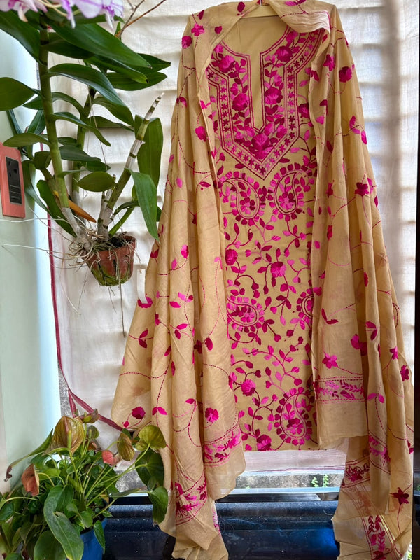 Phulkari Suit in Pure Cotton