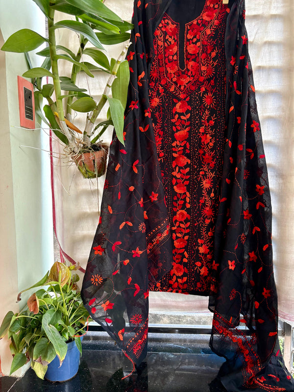 Phulkari Suit in Pure Cotton