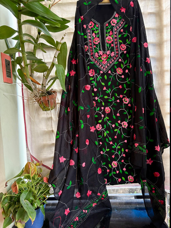 Phulkari Suit in Pure Cotton