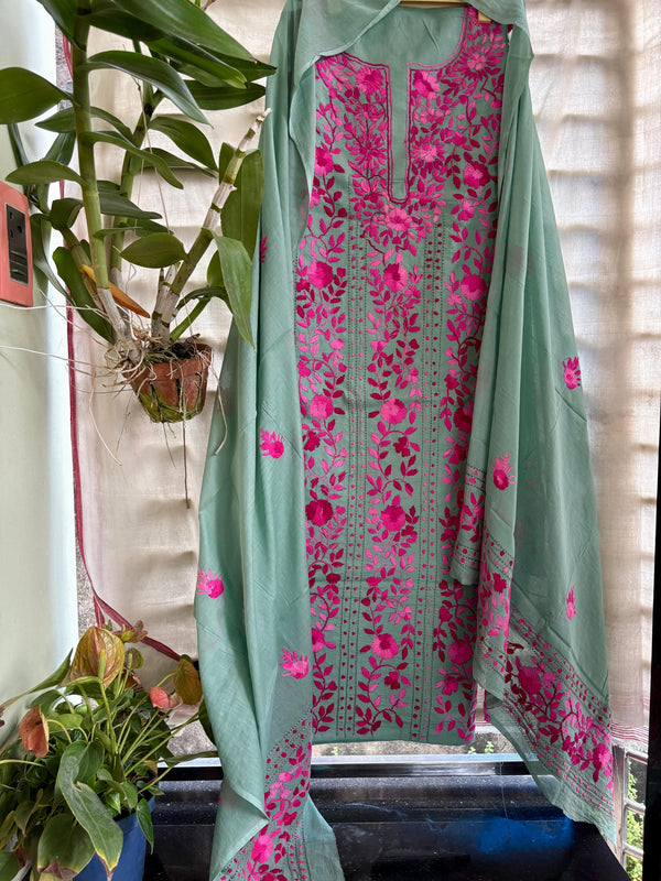 Phulkari Suit in Pure Cotton