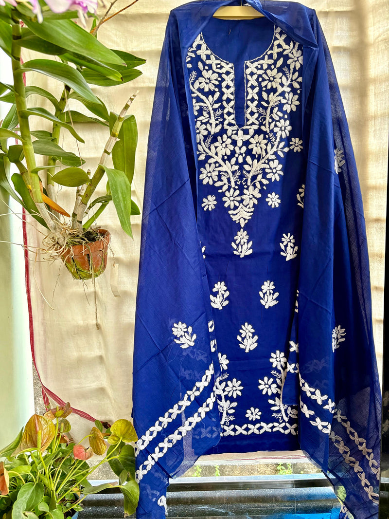 Phulkari Suit in Pure Cotton