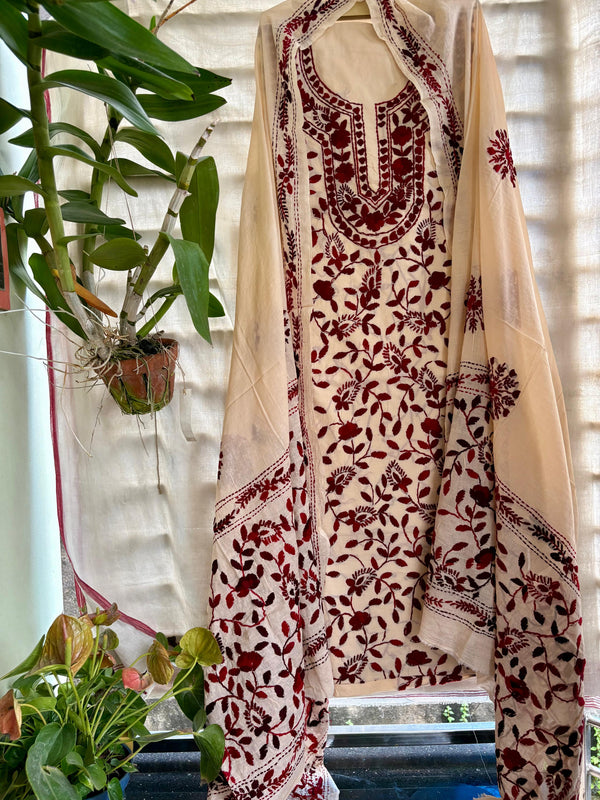 Phulkari Suit in Pure Cotton