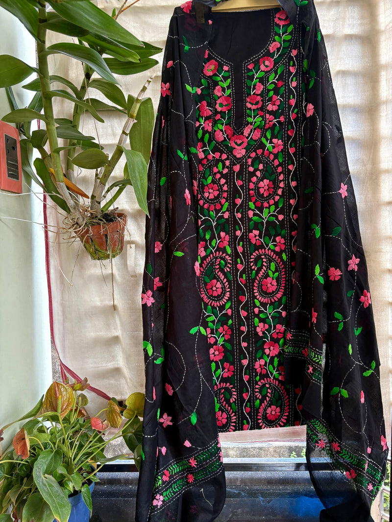 Phulkari Suit in Pure Cotton