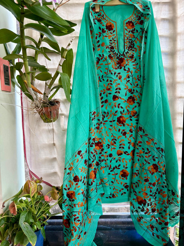 Phulkari Suit in Pure Cotton