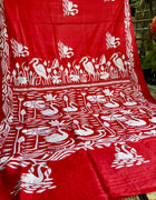 Kantha Work Saree