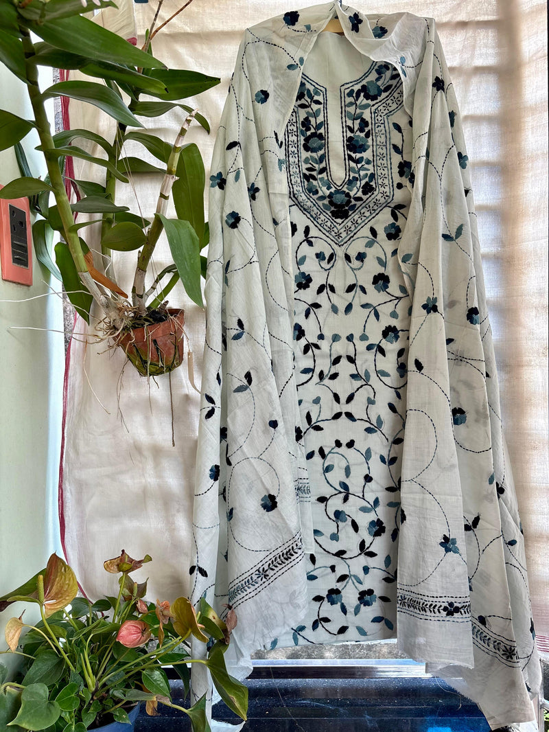 Phulkari Suit in Pure Cotton