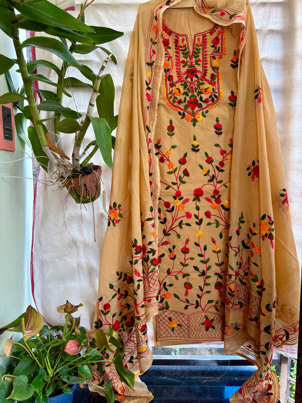 Phulkari Suit in Pure Cotton