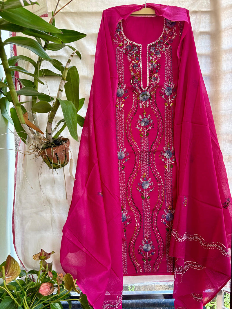 Thread Work Suit in Pure Cotton
