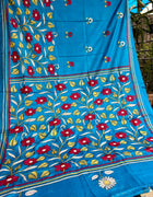 Kantha Work Saree