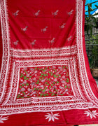 Kantha Work Saree