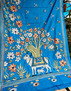 Kantha Work Saree