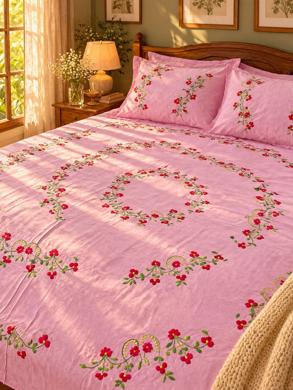 Pure Cotton King Size Bedsheet
