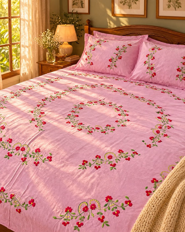 Pure Cotton King Size Bedsheet
