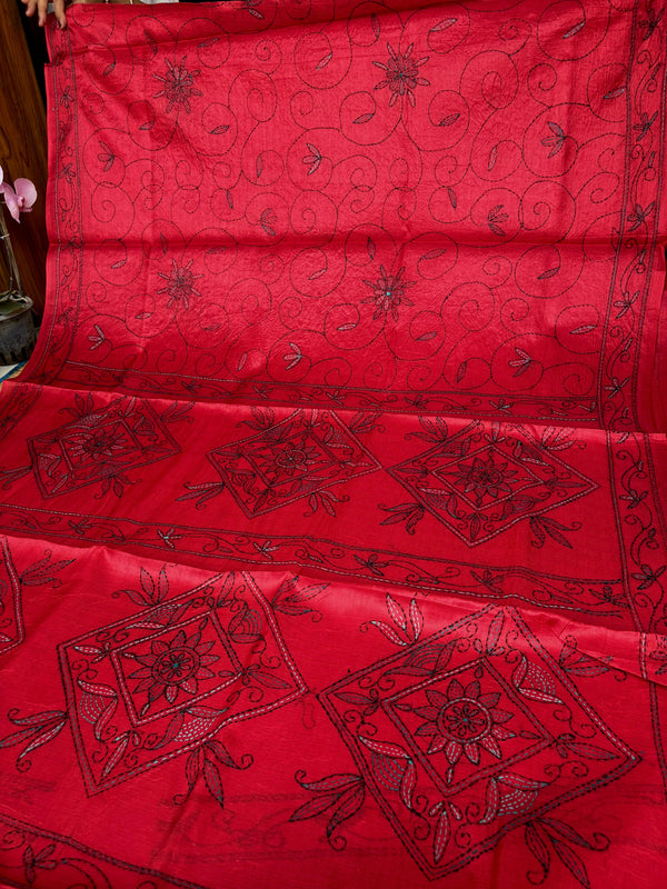 Budget Kantha Saree