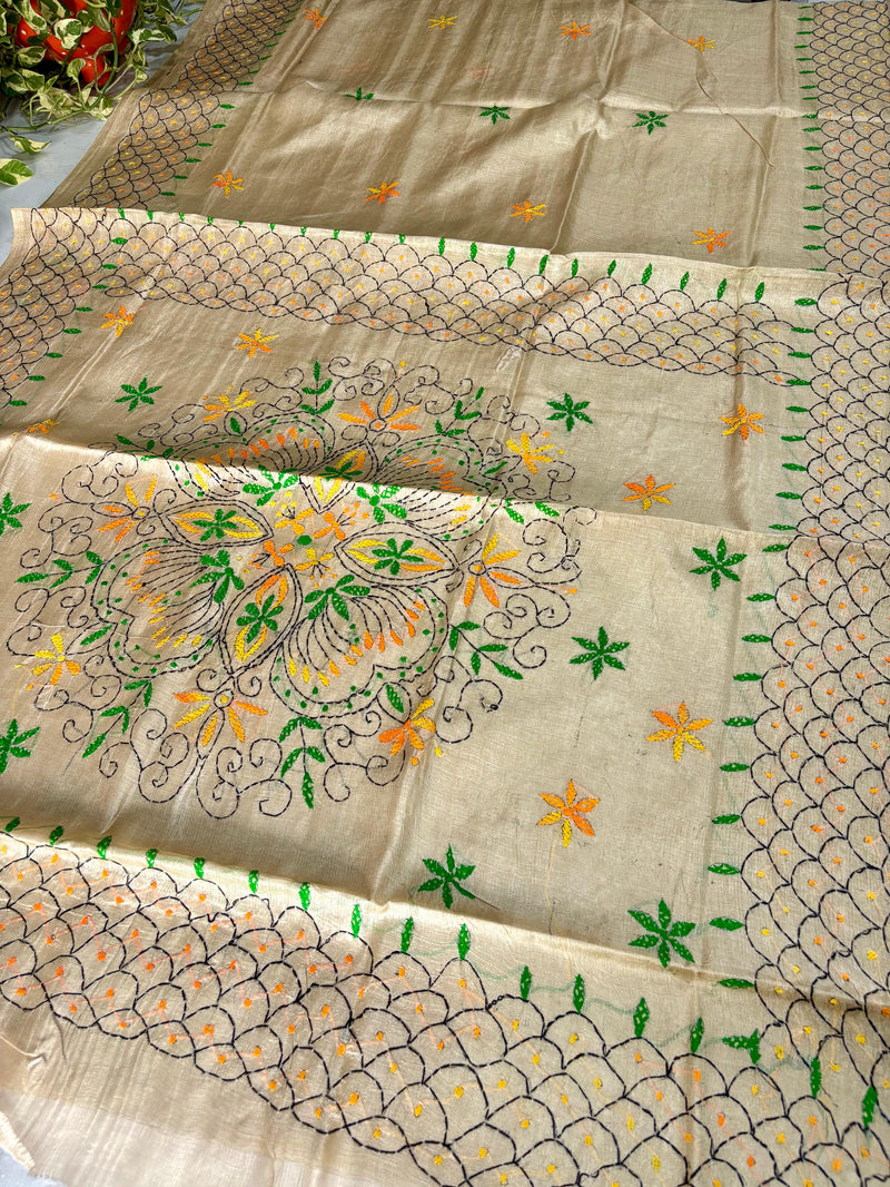 Budget Kantha Saree