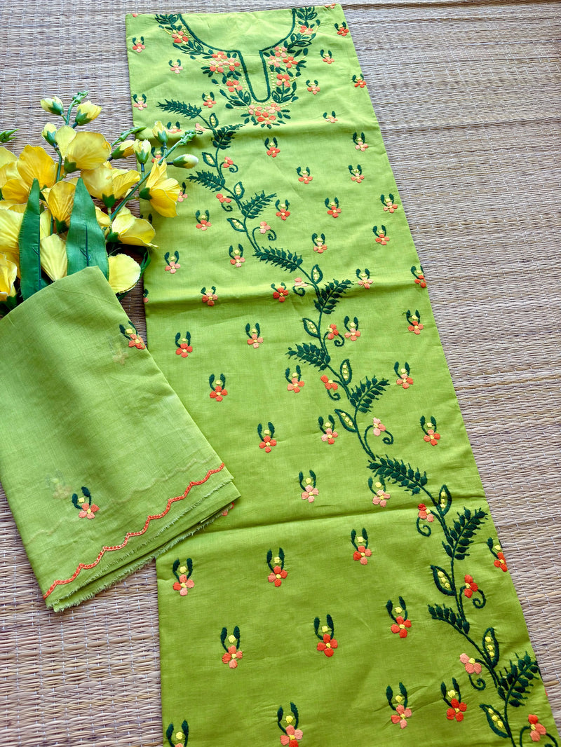Thread Work Suit in Pure Cotton