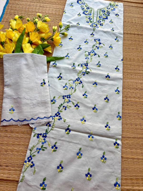 Thread Work Suit in Pure Cotton