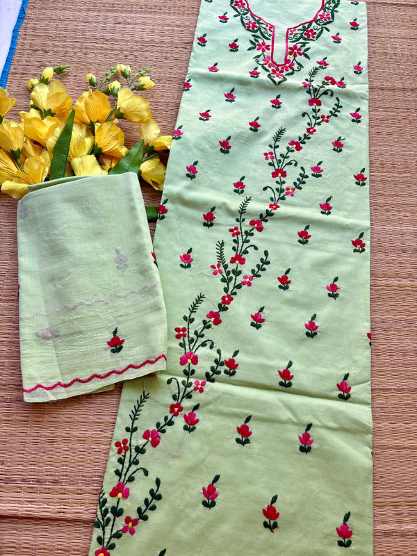 Thread Work Suit in Pure Cotton