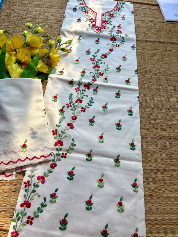 Thread Work Suit in Pure Cotton