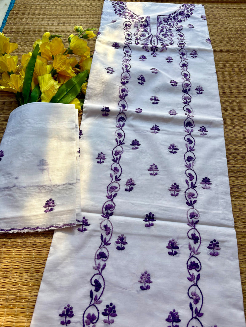 Thread Work Suit in Pure Cotton