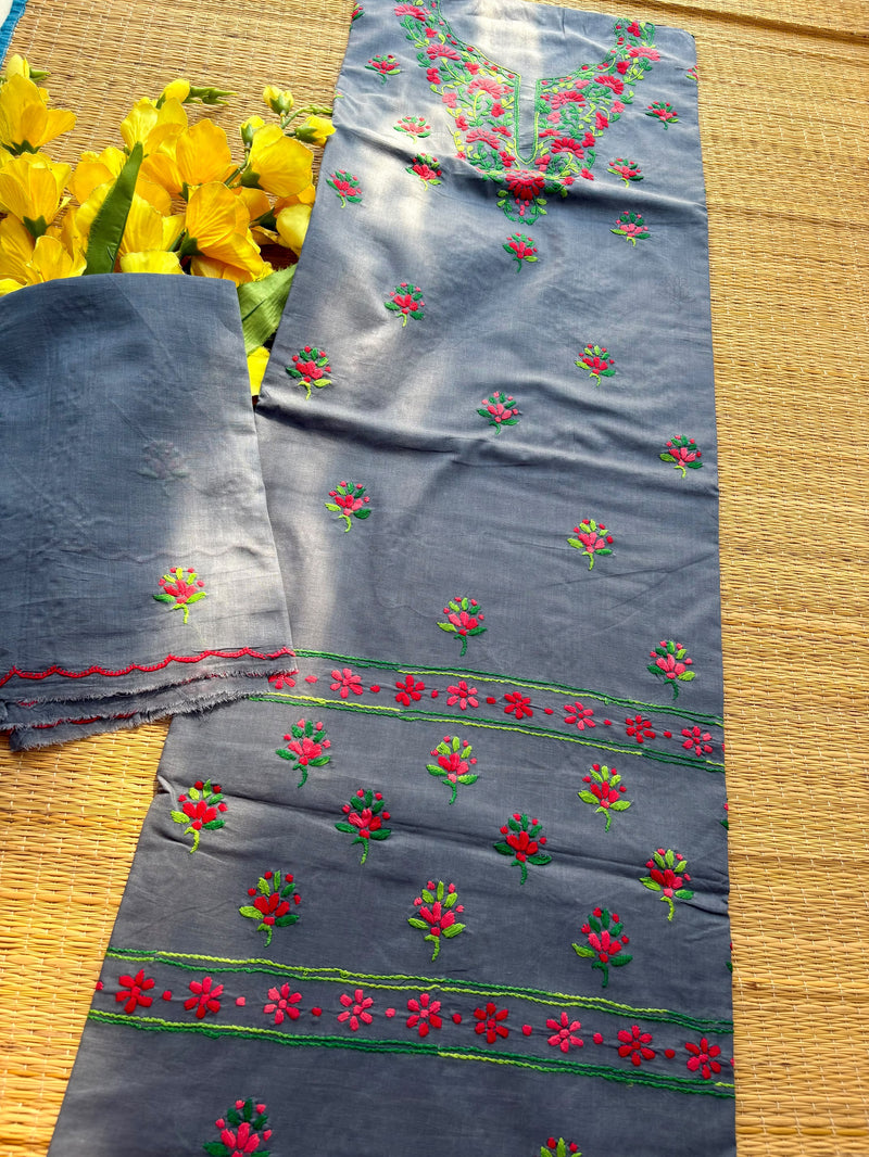 Thread Work Suit in Pure Cotton