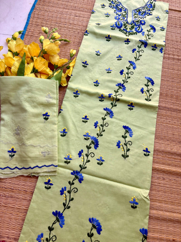Thread Work Suit in Pure Cotton