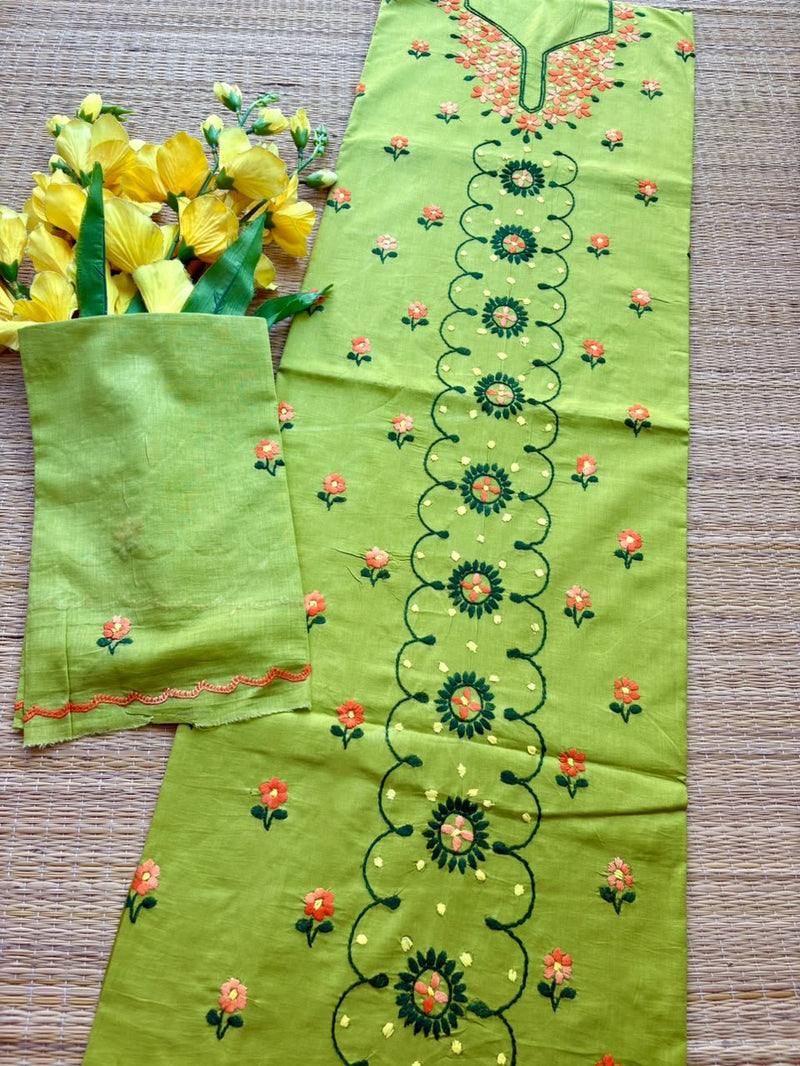 Thread Work Suit in Pure Cotton
