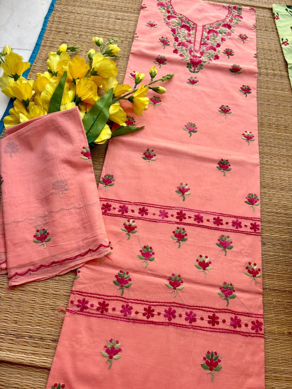 Thread Work Suit in Pure Cotton