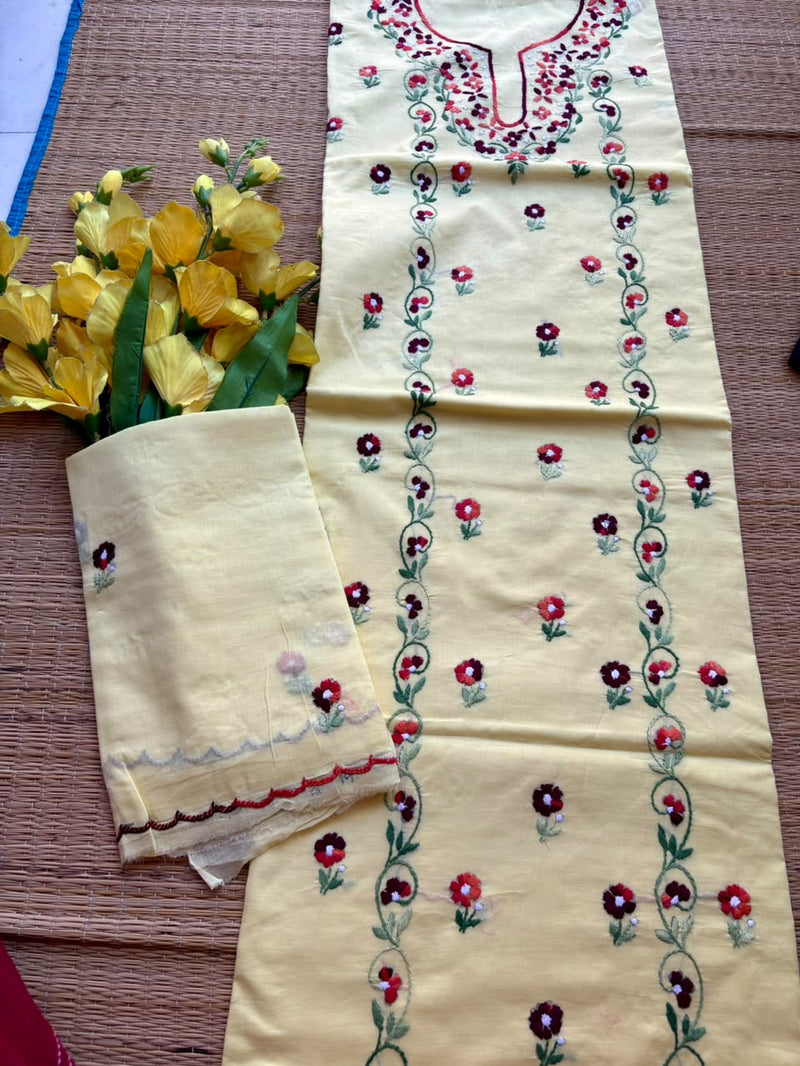 Thread Work Suit in Pure Cotton