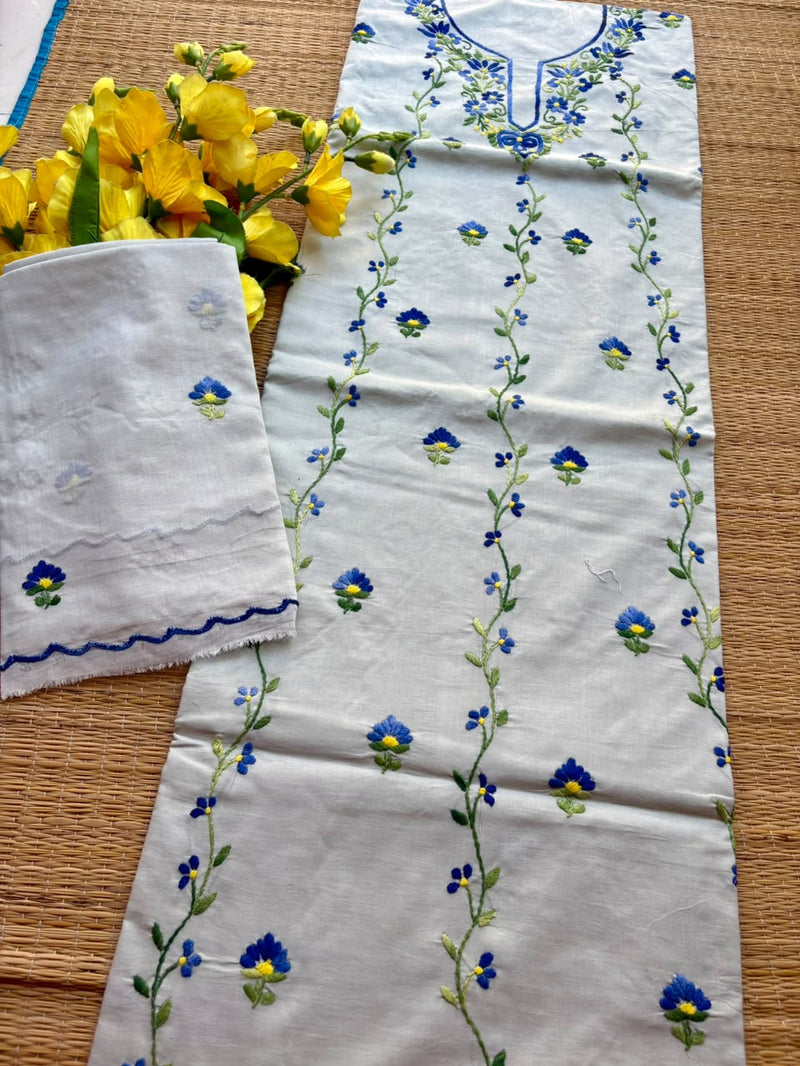 Thread Work Suit in Pure Cotton