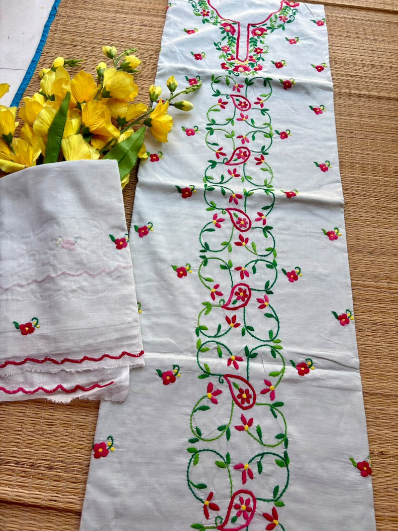 Thread Work Suit in Pure Cotton