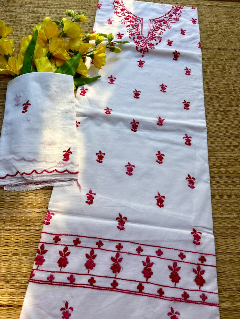 Thread Work Suit in Pure Cotton