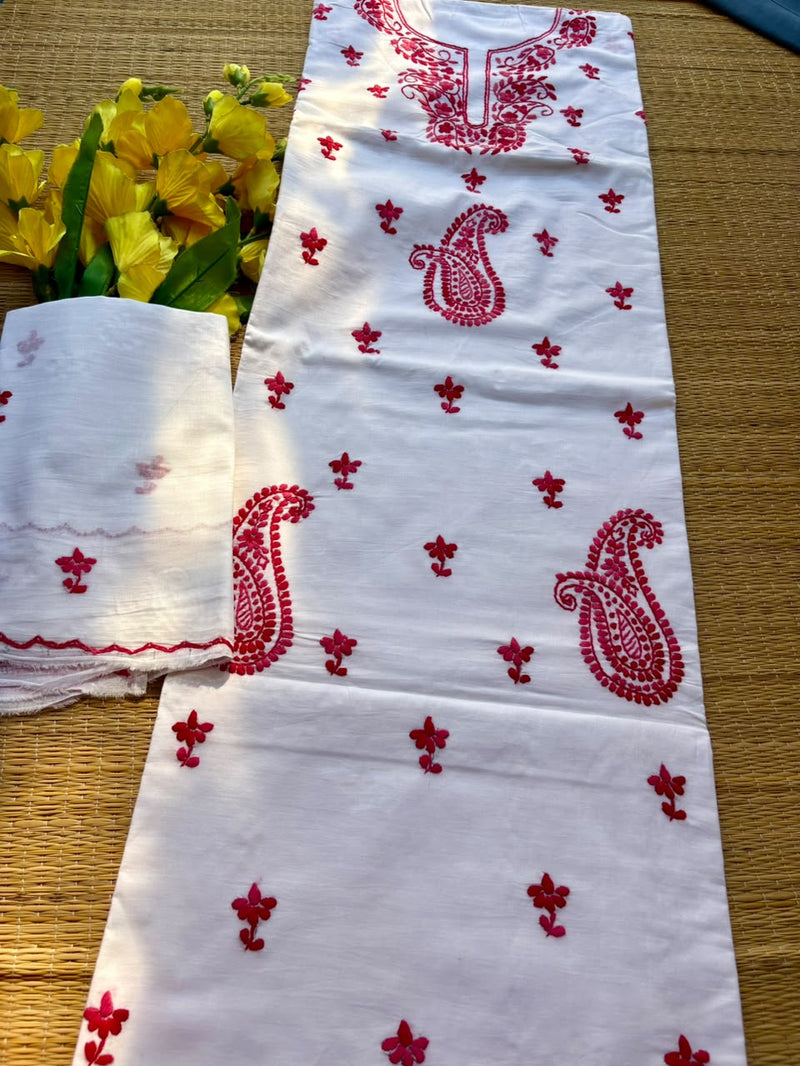 Thread Work Suit in Pure Cotton