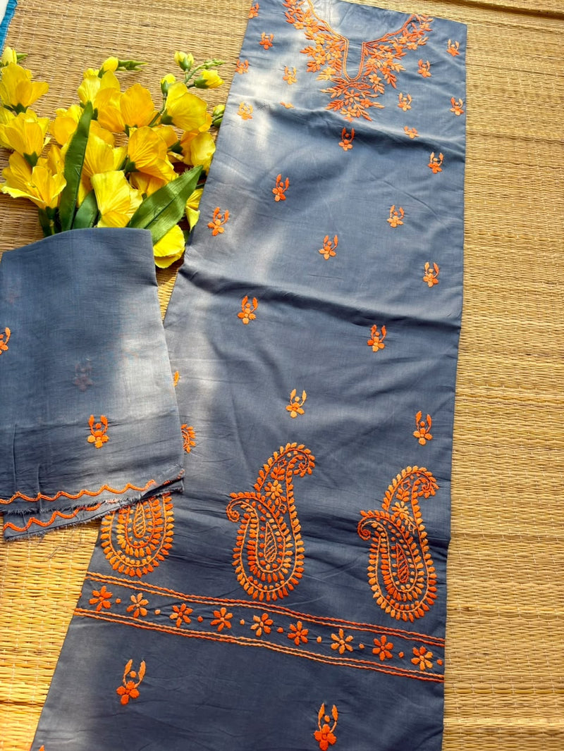 Thread Work Suit in Pure Cotton