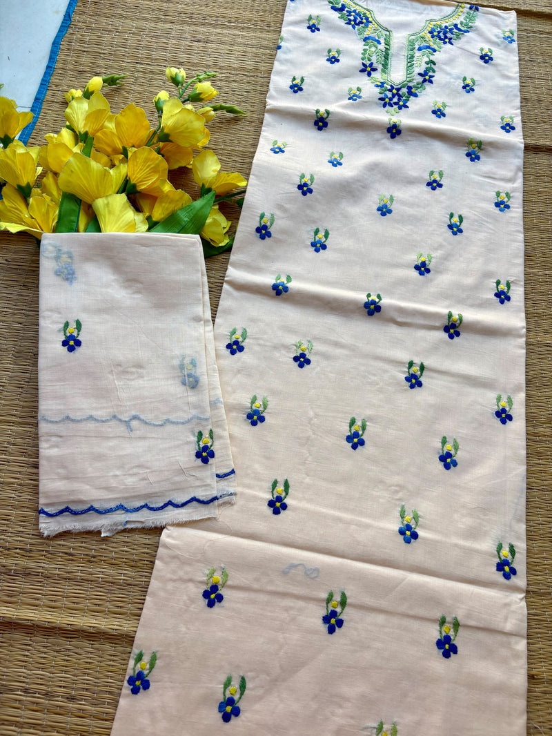 Thread Work Suit in Pure Cotton