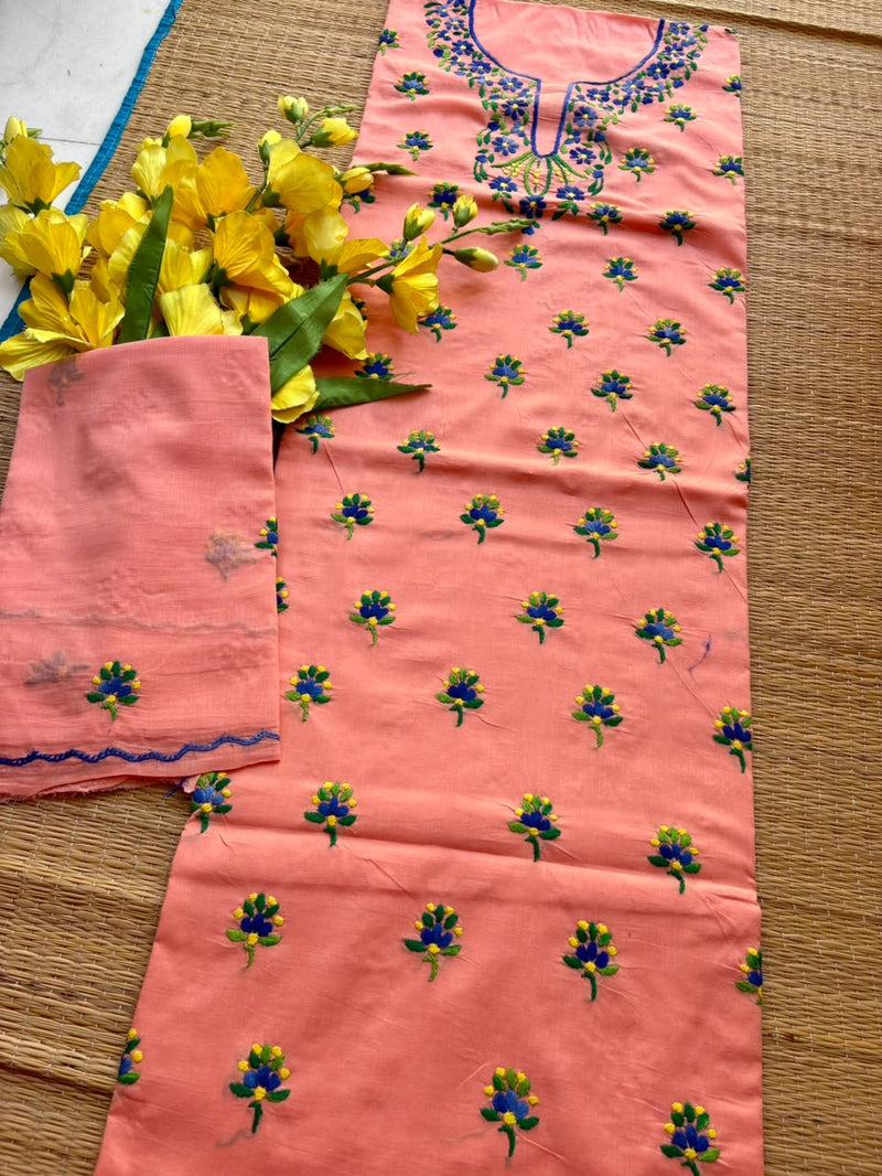 Thread Work Suit in Pure Cotton