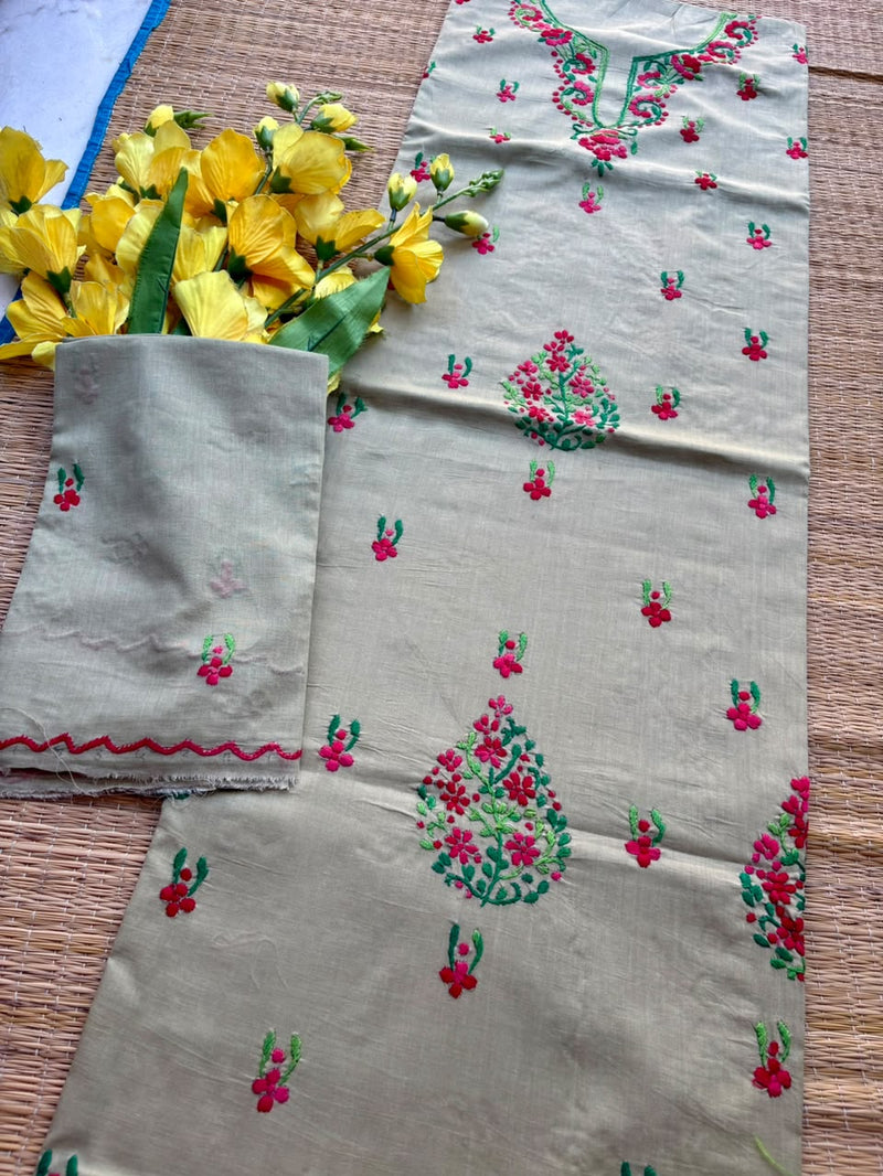 Thread Work Suit in Pure Cotton