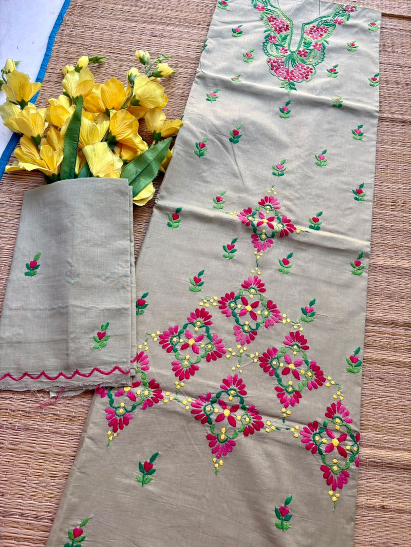 Thread Work Suit in Pure Cotton
