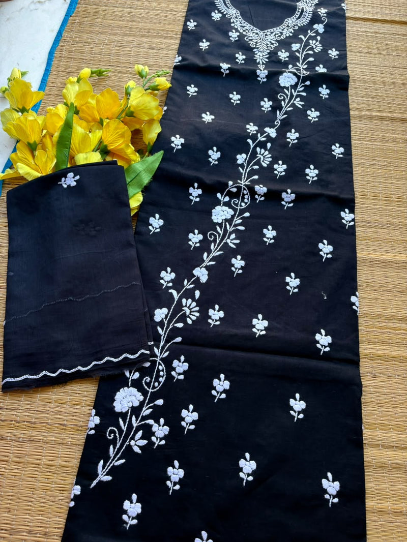 Thread Work Suit in Pure Cotton