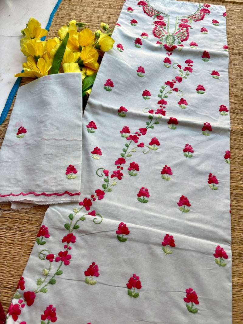 Thread Work Suit in Pure Cotton