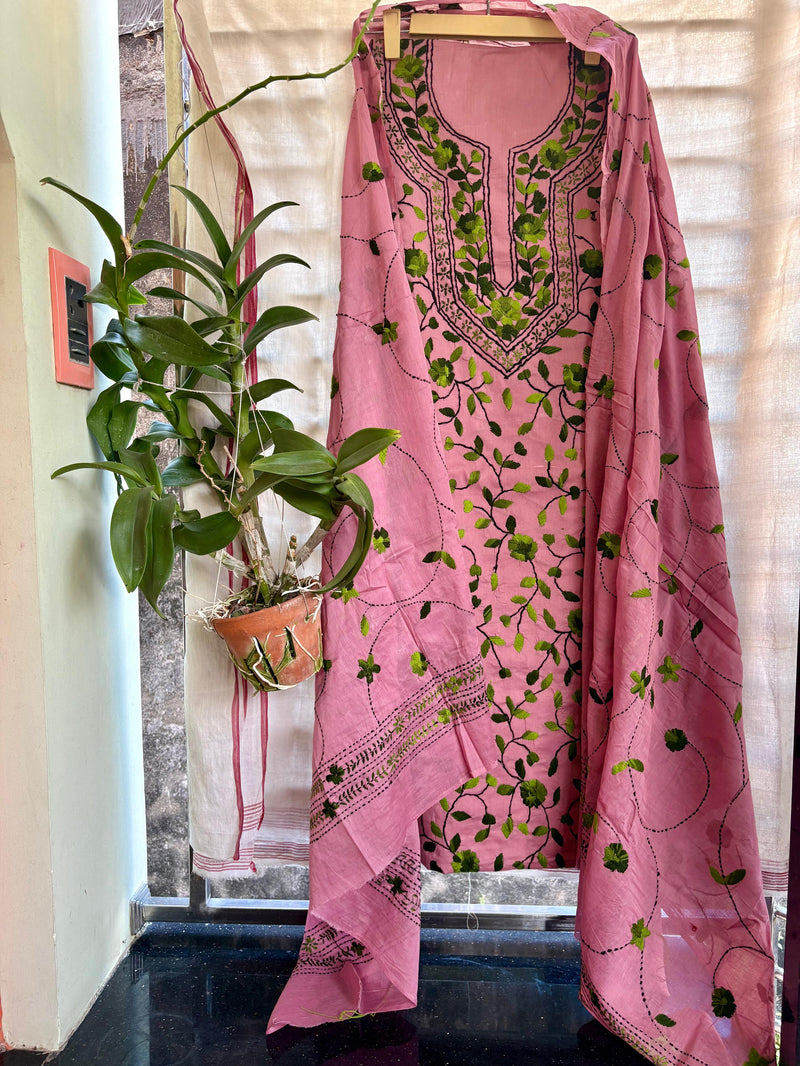 Phulkari Suit in Pure Cotton