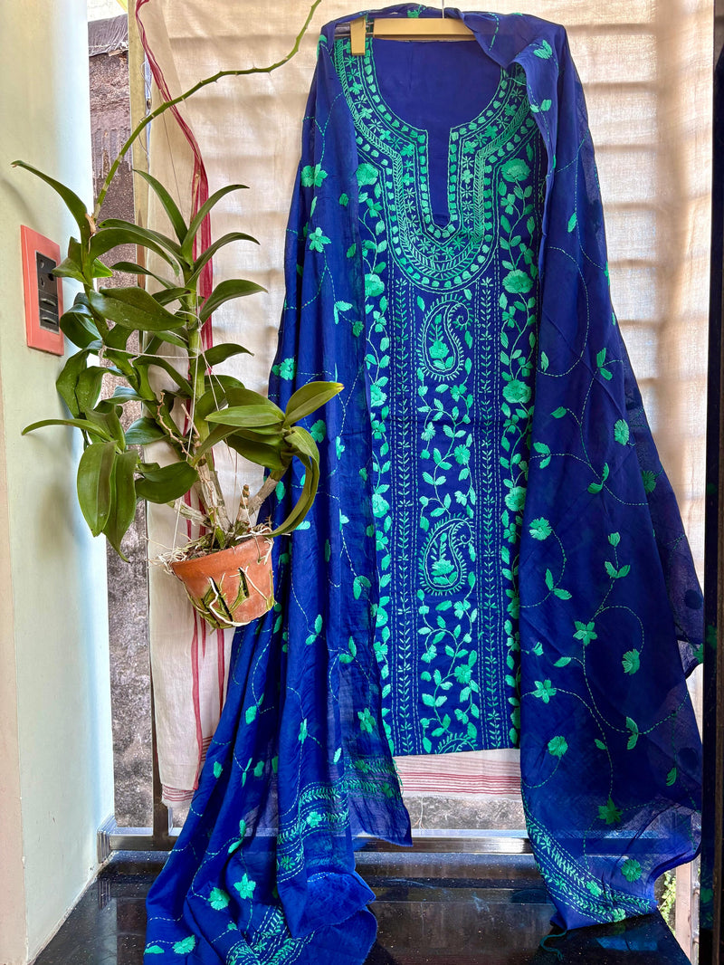 Phulkari Suit in Pure Cotton