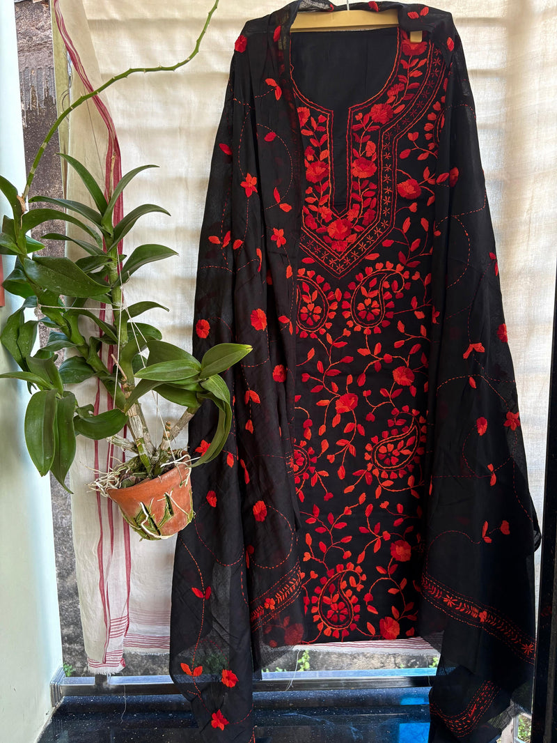 Phulkari Suit in Pure Cotton