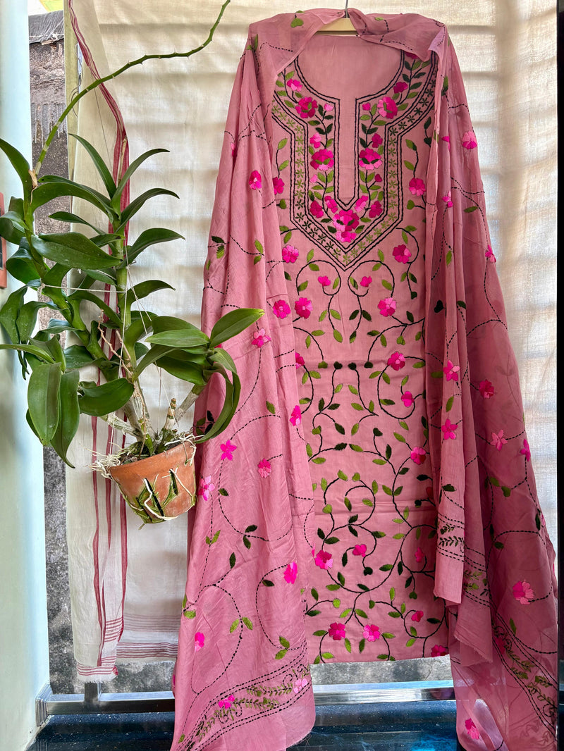 Phulkari Suit in Pure Cotton