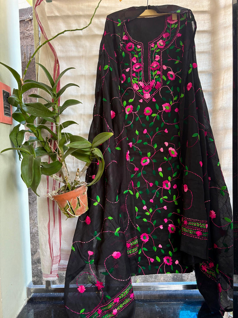 Phulkari Suit in Pure Cotton