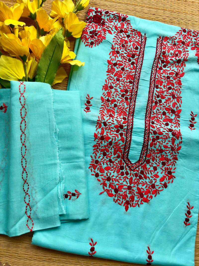 French Knot & Bullion in Pure Cotton