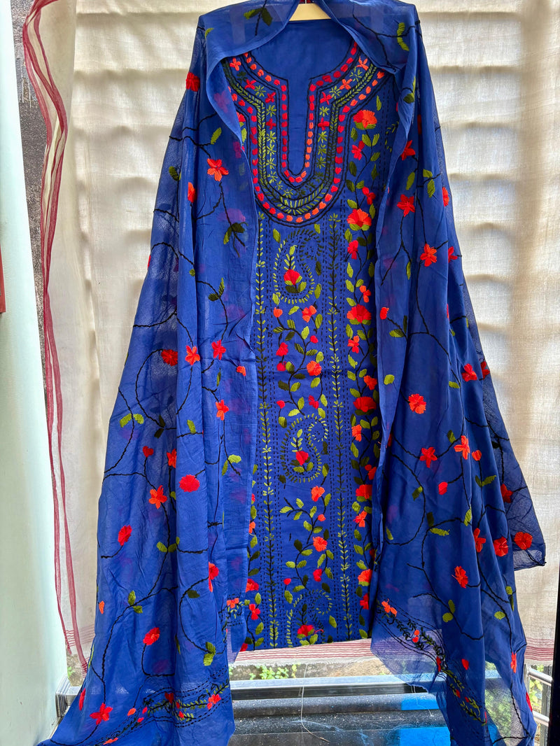 Phulkari Suit in Pure Cotton
